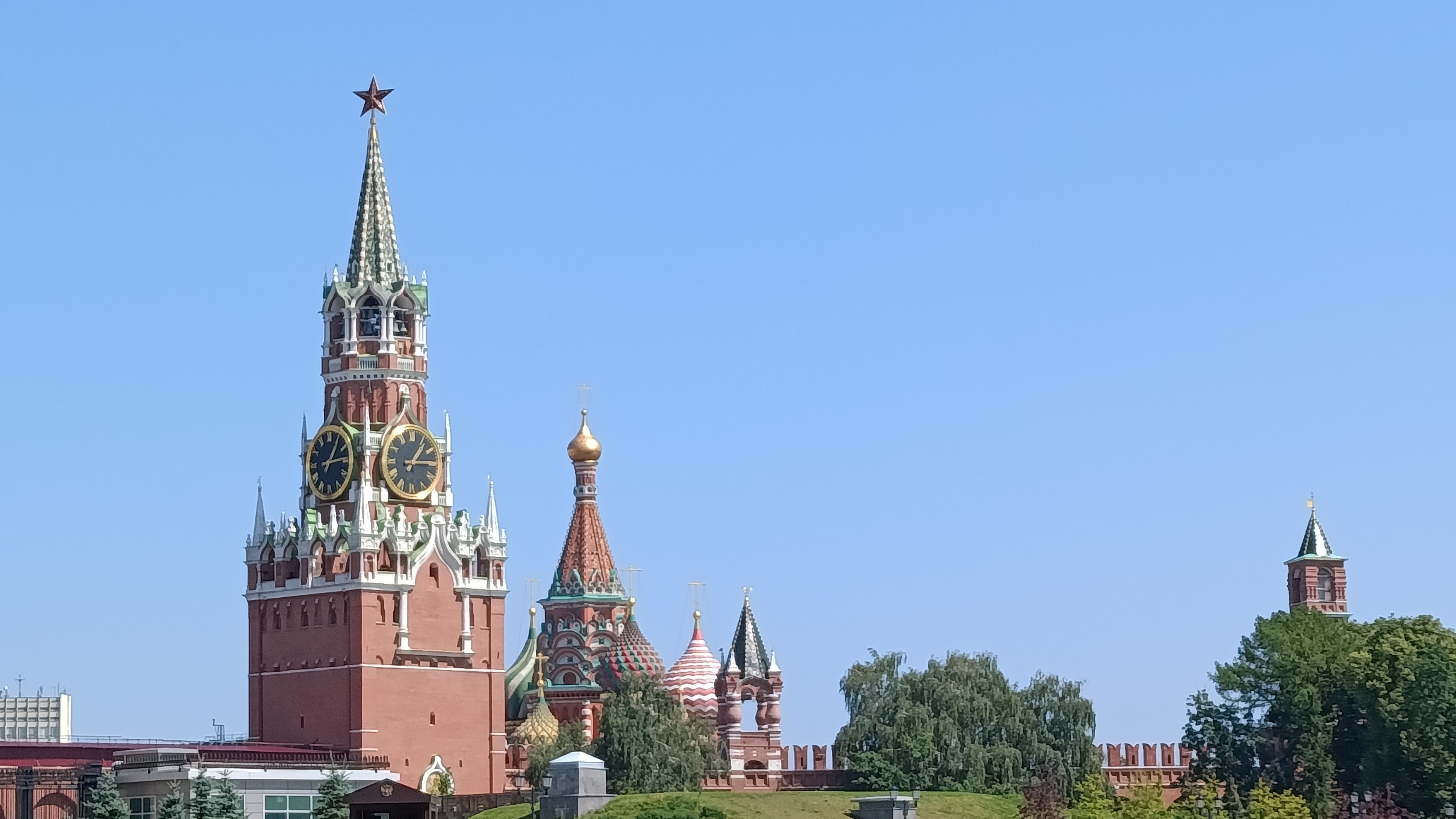 Красная площадь и Московский Кремль. смотреть онлайн