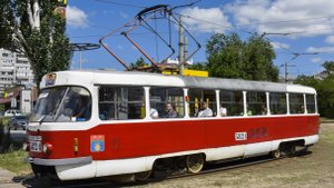 Ретро-трамваи Тарта на 13 маршруте Волгограда