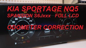KIA Sportage NQ5 Full LCD. Панель TYW на базе Spansion S6jxxx. Корректировка одометра
