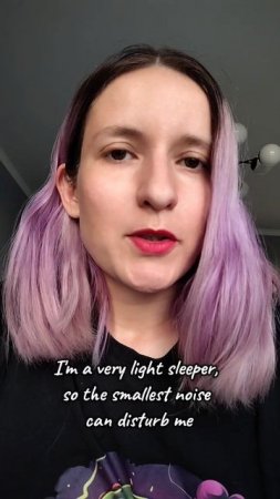 Light sleeper /heavy sleeper