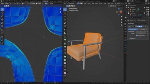 559100-12 - UV Unwrap - Fabric - Create furniture in blender
