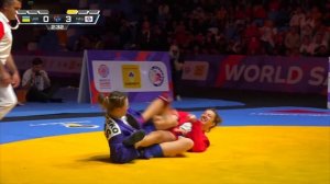 BORDINSKYKH (UKR) vs MATSKO (FIAS 2). World SAMBO Championships Astana 2024
