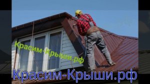 Покраска крыши дома в городе Дмитров