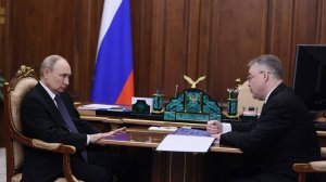 Президент провёл рабочую встречу с губернатором Ставропольского края В. Владимировым, 28 июля 2025
