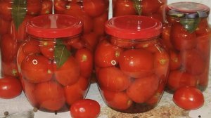 СЛАДКИЕ МАРИНОВАННЫЕ ПОМИДОРЫ 🍅