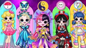 Диснеевская принцесса и Божья коровка получили НОВУЮ моду на бумажных кукол своими руками