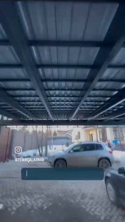 Поставили на объект металлоконструкции и профнастил для возведения навеса и хоз.блока⚙️🔥