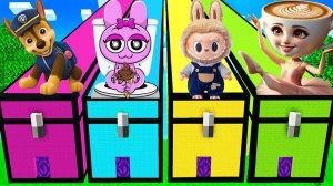 ВЫБЕРИ ПРАВИЛЬНЫЕ СЕКРЕТНЫЕ СУНДУКИ В МАЙНКРАФТ ЛАБУБУ МЕММЫ БРЕЙНРОТ СПРУНКИ