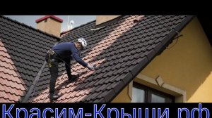 Покраска крыши дома в городе Дедовск