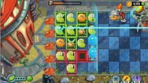 прошёл зомбосса в мире будущего в pvz 2