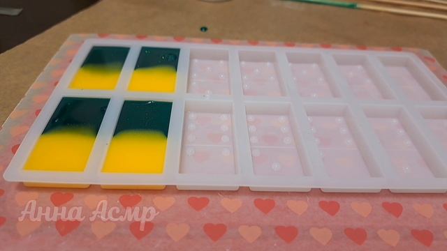 2 партия домино из эпоксидной смолы 💛💚 Желто-зелёные #эпоксидка #смола #домино смотреть онлайн