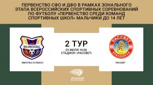 "Импульс Кузбасс" (Кемерово) - "Рассвет" (Красноярск). Первенство СФО и ДФО. Юноши до 14 лет.