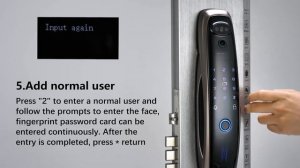 Замок Anyway Q8000 Pro, настройка электронного замка, описание пунктов меню. Инструкция на русском.