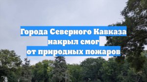 Города Северного Кавказа накрыл смог от природных пожаров