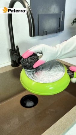 Губка из нержавеющей стали PATERRA, 40 г