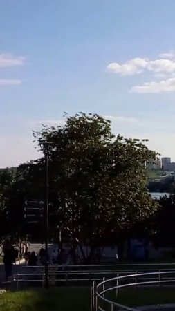 Приближаемся к набережной реки Оби. Июльский солнечный день. #mycity #obriver