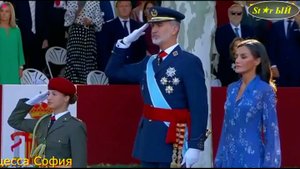 Армия Испании. Парад больше похож на подиум с дефиле от королевской семьи
