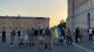 В Италии после отмены концерта Гергиева состоялся проукраинский митинг