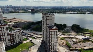 Квартал "Беринг" в Новосибирске - Ход строительства Июль 2025