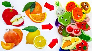 Речевая Игра с Фруктами и Овощами 🥕🧠 Учим Первые Слова Вместе! 🍓💬