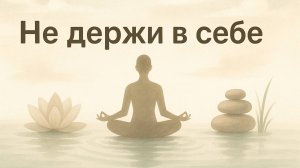 НЕ ДЕРЖИ В СЕБЕ