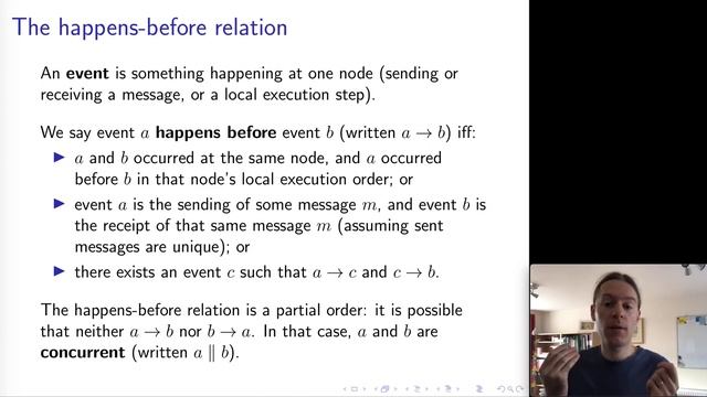 Distributed Systems 3.3： Causality and happens-before