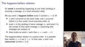 Distributed Systems 3.3： Causality and happens-before