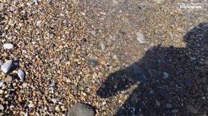 Геленджик пляж Красная Талка сегодня 28 июля 2025. Чёрное море. Погода в Геленджике сейчас