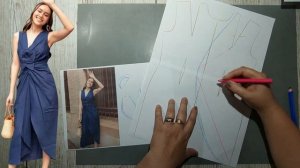 Моделирование. Драпируем полочку изо льна. Выкройка № 1778.