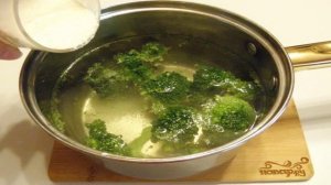 Диетический суп-пюре из брокколи