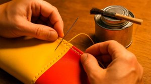 Как отремонтировать шов на надувном батуте из ПВХ - прошивка и проклейка