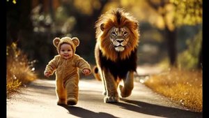 лев думает что ребенок - его сын