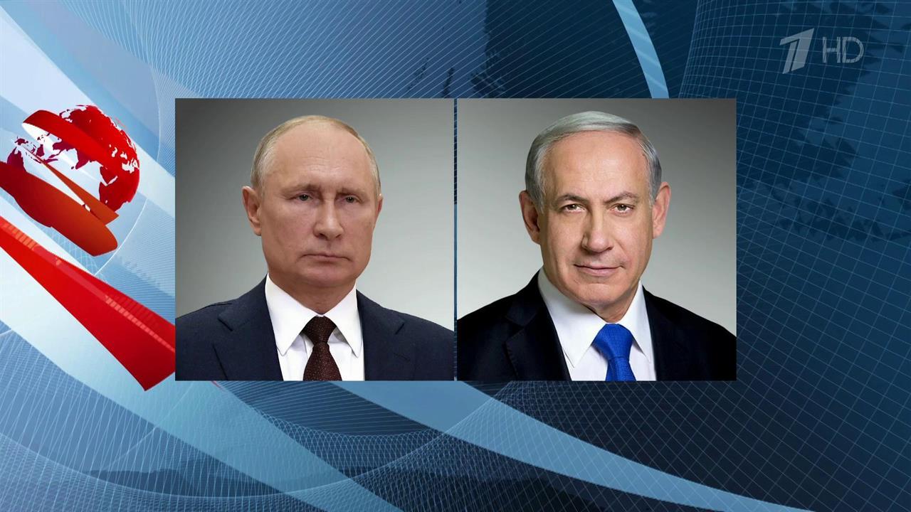 Владимир Путин провел телефонный разговор с премьер-министром Израиля
