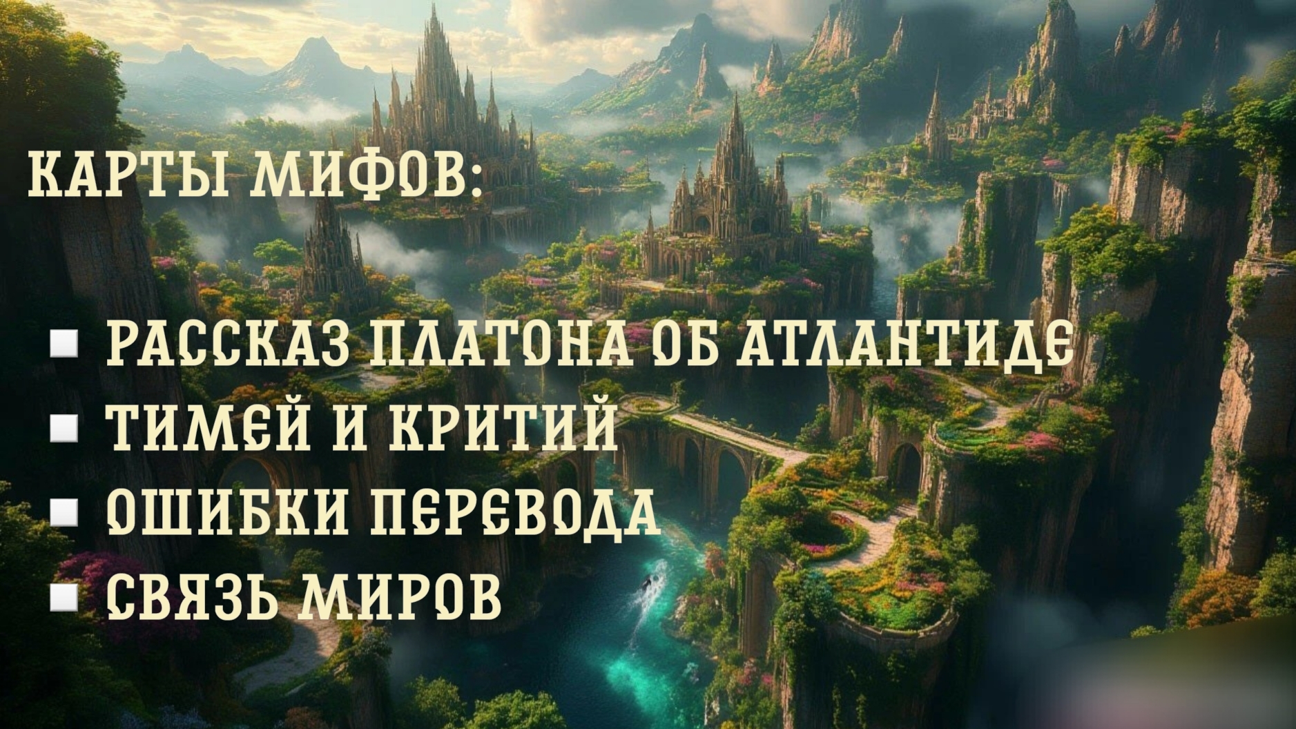 АТЛАНТИДА - загадки, мифы и реальность | ГЛУБОКОЕ ПОГРУЖЕНИЕ