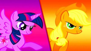 My Little Pony Миссия Гармонии Играем с Вайлет Спаркл и Эпплджек игровой Мульт