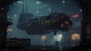 DARK CARGO 08 WITH REENA Dark industrial space music