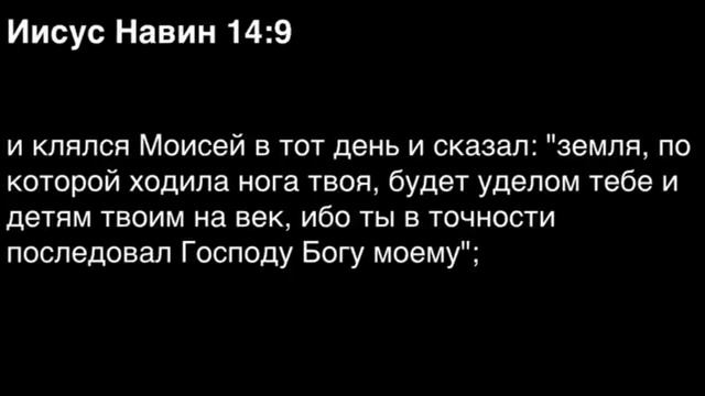 Книга Иисуса Навина, глава 14 смотреть онлайн