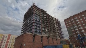 Прогулка по улицам города Норильск: улица Пушкина и Севастопольская.