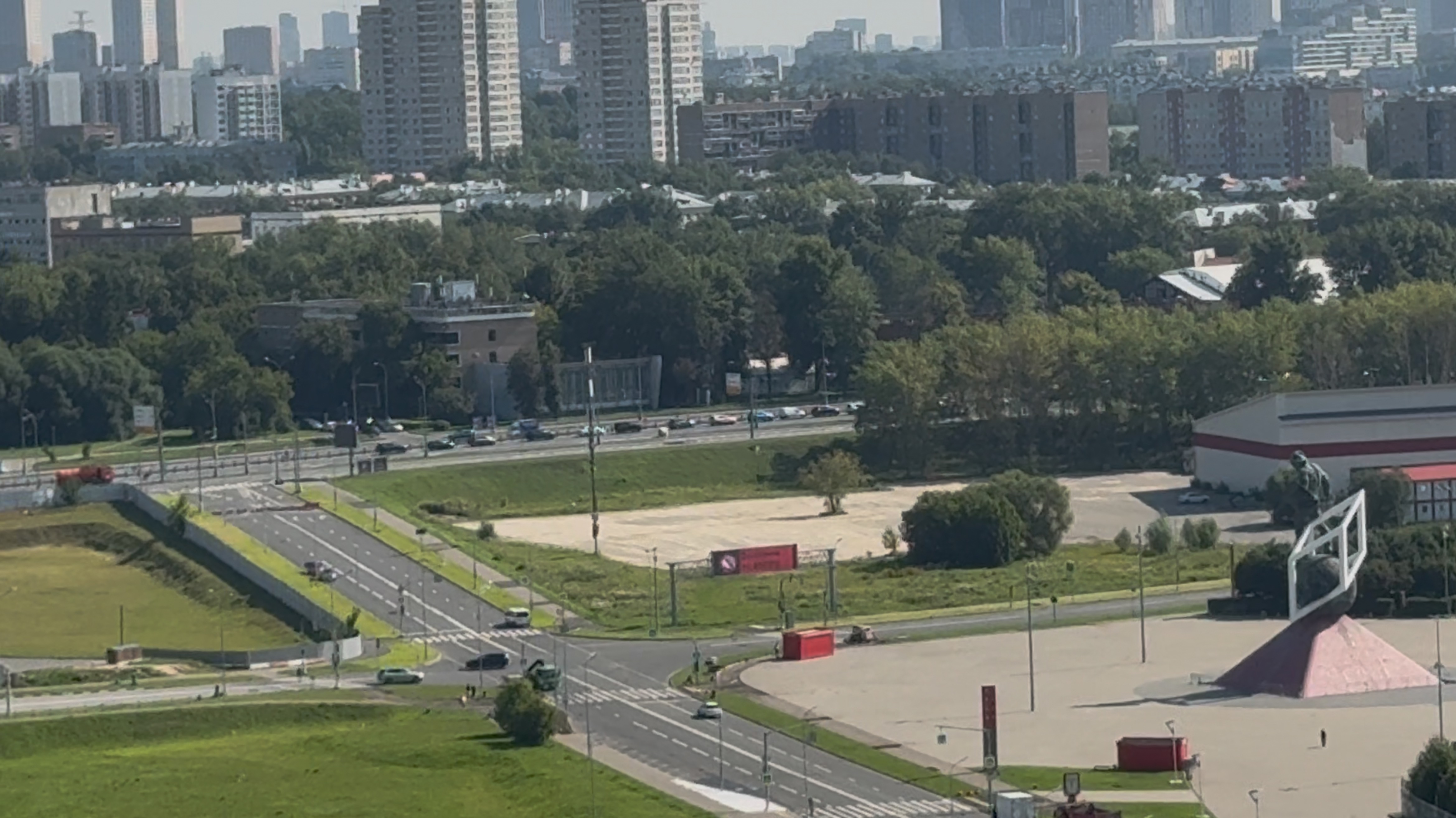 Внешняя камера в районе метро Спартак утро 29.07.2025 вид смотреть онлайн