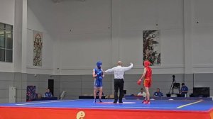 Ушу-саньда, Иван Стажков, красный, 1/4, Международный турнир, Moscow wushu stars, 06.2025г. г. Москв