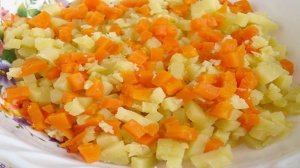 Cалат Оливье с мясом