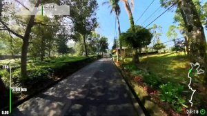 Virtual Running Video for Treadmill with Music in Tugu Bogor