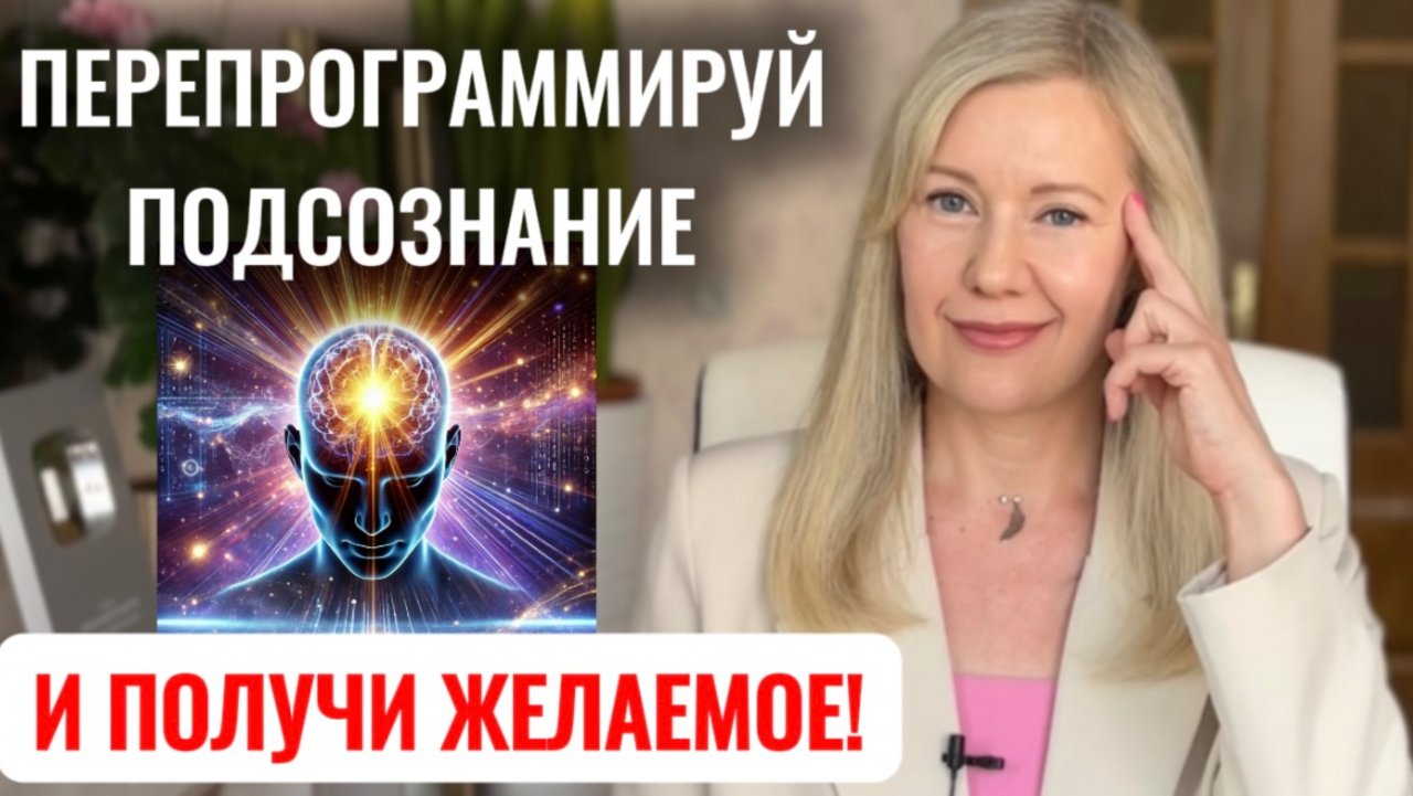 Как перепрограммировать подсознание и получить все, что хочешь! смотреть онлайн