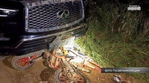 Два подростка на питбайке попали под колёса внедорожника на дачной дороге в Братске