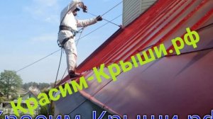 Покраска крыши дома в городе Жуковский