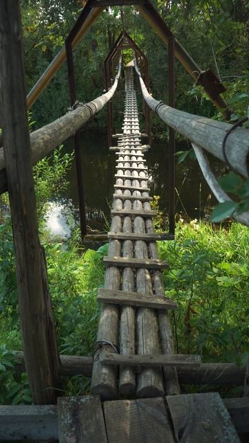 Кировская область. Подвесной мост. #киров #вятка #мост смотреть онлайн