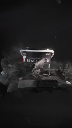 Матовая черная краска Farbitex PROFI BlackDesign