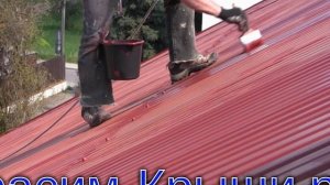 Покраска крыши дома в городе Ивантеевка