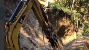 На территории санатория в Кисловодске ликвидируют последствия обрушения