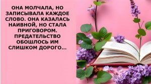 Истории из жизни. ОНА МОЛЧАЛА НО ЗАПИСЫВАЛА КАЖДОЕ СЛОВО Аудио рассказы, Жизненные истории слушать